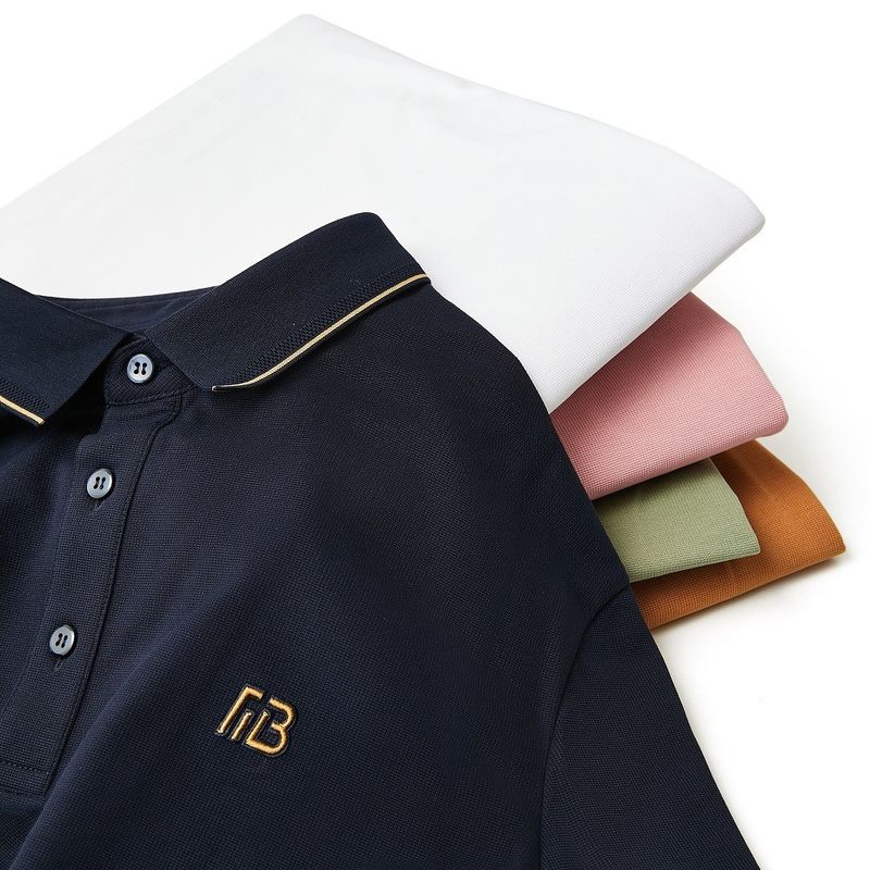 Mensen T-shirt in uitstekend katoen materiaal op maat met roze polo shirt