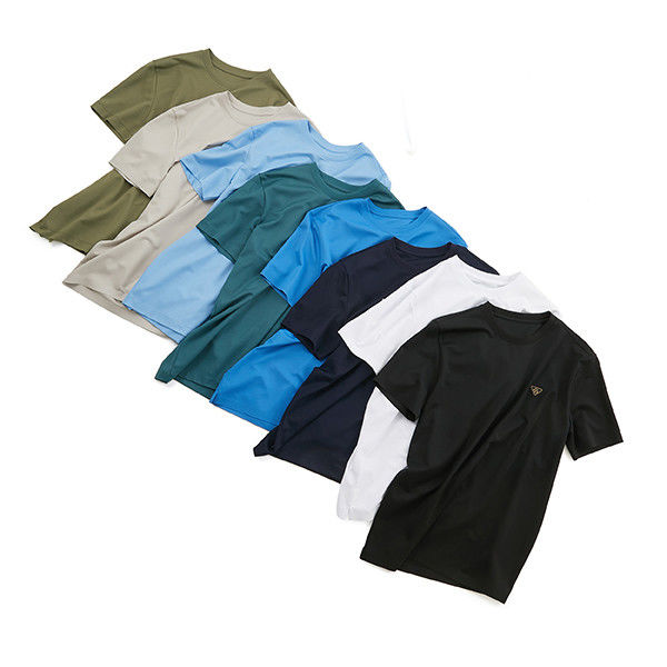 Duurzaam O-neck T-Shirt met Custom Logo Label en ademend comfortabel stof