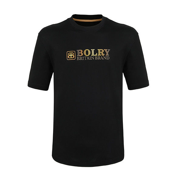 Breathable Ice Feeling Mensen T-shirt met Custom Logo Label en Zwart Wit Blauw Cyan