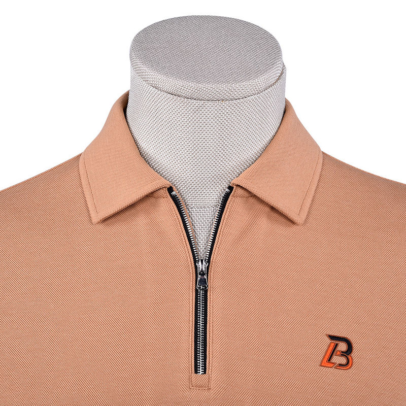 Gepersonaliseerd anti-pilling hoog elasticiteit 100% katoen plain lange mouw T-shirt voor mannen