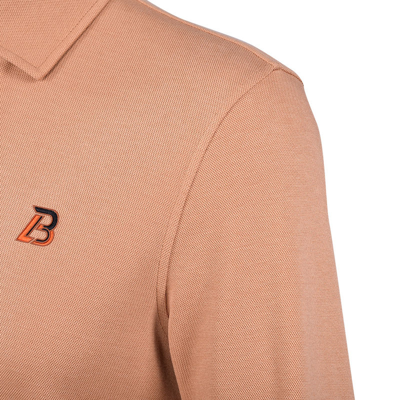 Gepersonaliseerd anti-pilling hoog elasticiteit 100% katoen plain lange mouw T-shirt voor mannen