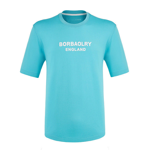 Zomer Casual Men's Round Neck T-shirt met Fit Design in 100% katoen/95% 5% spandex