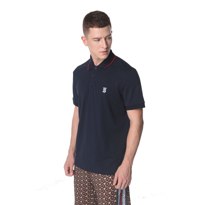 100% katoenen polo shirts voor mannen duurzaam met een aangepast logo patroon korte mouw