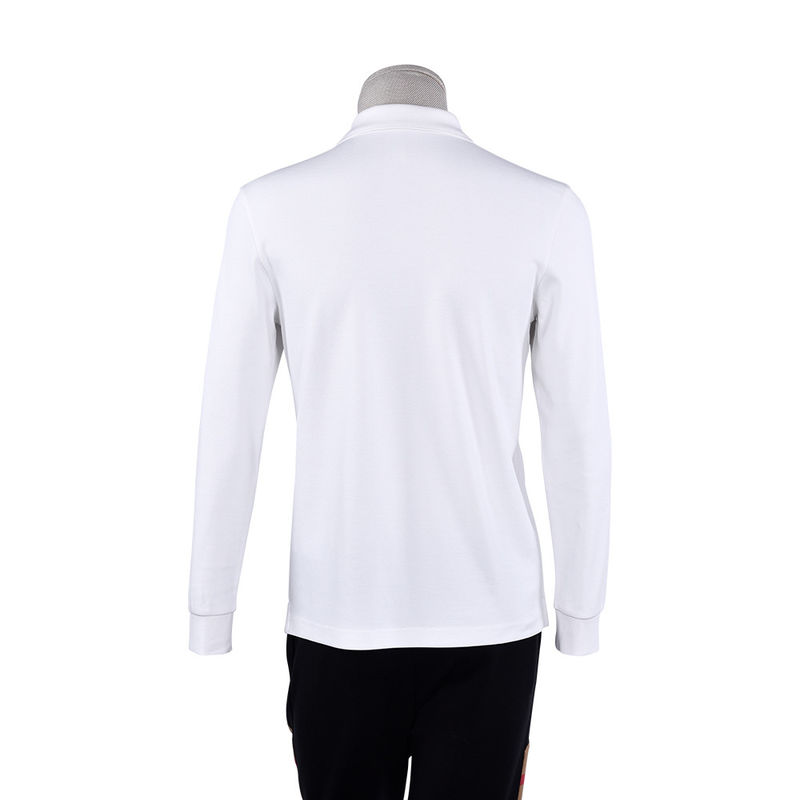 Custom Design Polo Mensen korte mouw shirt met 5% spandex stof en geborduurd logo