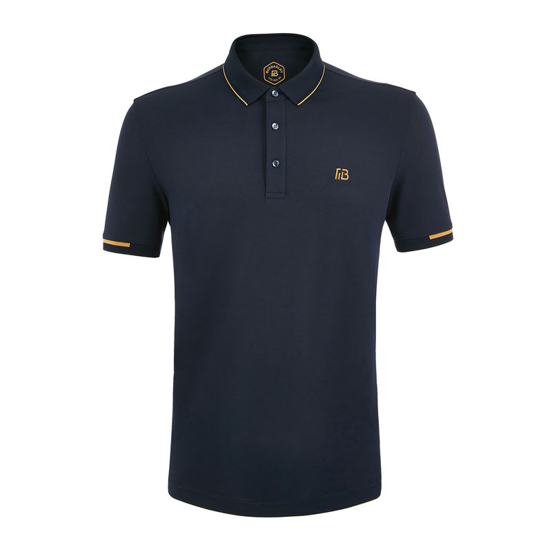 Gepersonaliseerde kleuren geborduurd polo T-shirt voor mannen 100% biologisch katoen voor casual wear