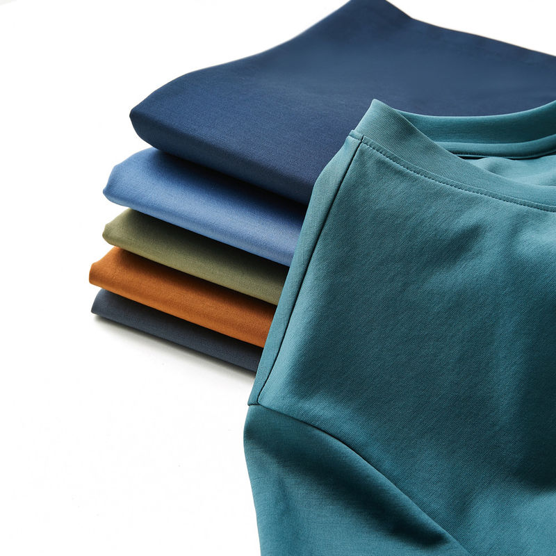 Eenvoudige O-Neck Ronde Neck T-shirts Casual Style met Custom Logo en Print