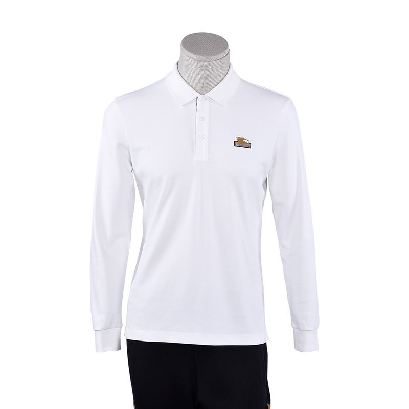 100% katoen//95% 5% spandex polo hemd met korte mouwen