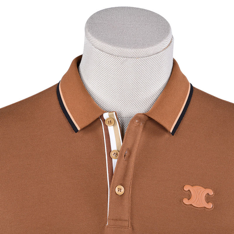 Adembenemend katoenen polo T-shirt voor mannen voorjaar herfst Casual Sublimatie Custom Design