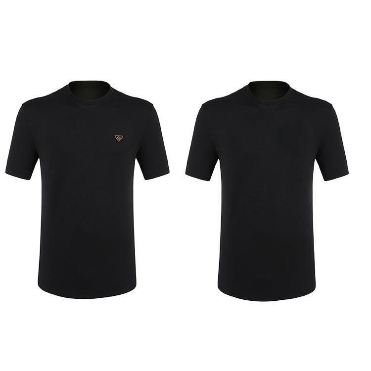 2024 Fast Puff Print Shirt Custom Logo Kleur T-Shirt Zwart met aanpasbare patronen