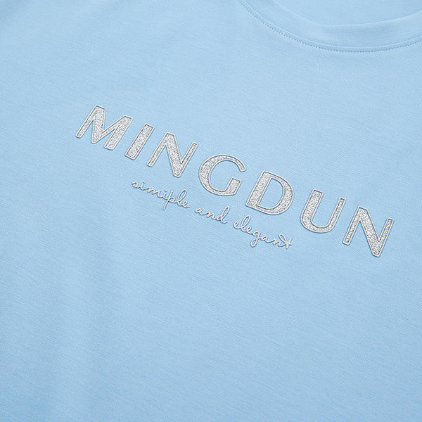 OEM ODM 100% katoen kortmouw T-shirt 300 gsm met aangepast logo