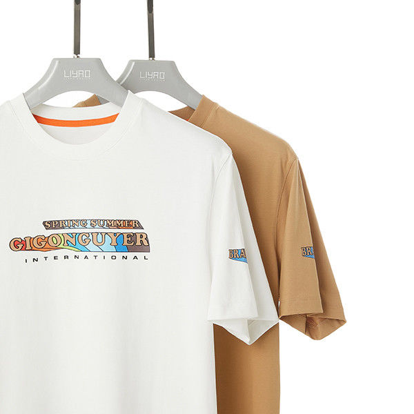 Dagelijkse Casual Office Wear 2024 Custom Design Ronde nek Wit katoenen T-shirt voor mannen