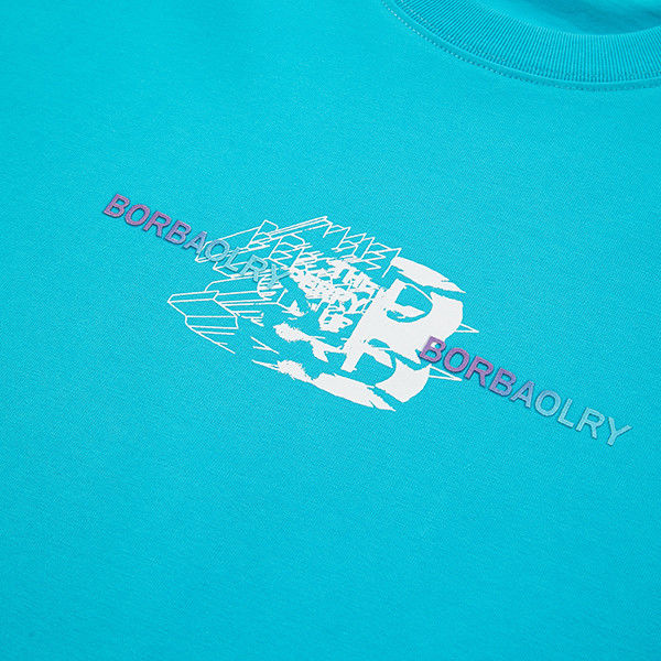 Gebreide stoffen Custom Dames T-shirts Oversized Zwaar Gewicht 170-210 gram