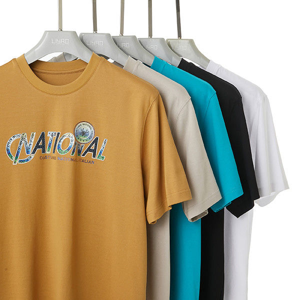 Mensen T-shirts O-neck stijl 170-210 gram snel drogen en emboss drukken