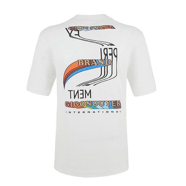 100% katoen O-neck T-shirt tegen rimpels Plus maat op maat