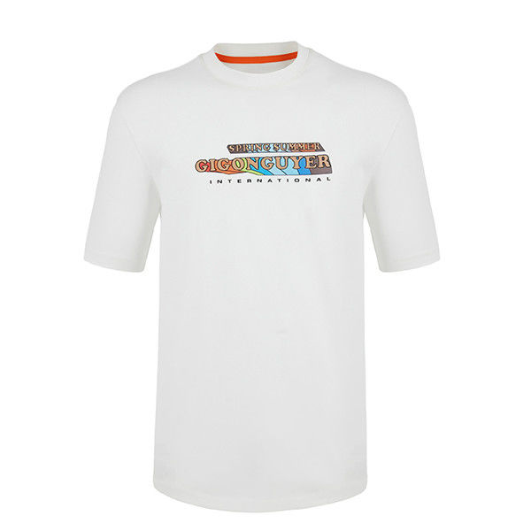 100% katoen O-neck T-shirt tegen rimpels Plus maat op maat