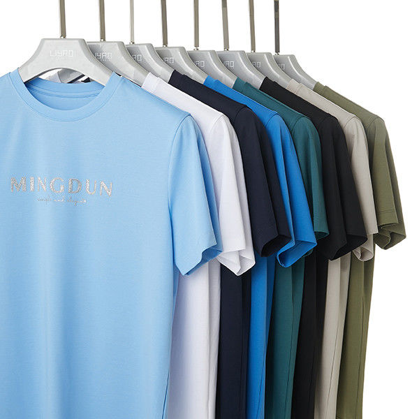 100% katoen O-neck T-shirt tegen rimpels Plus maat op maat