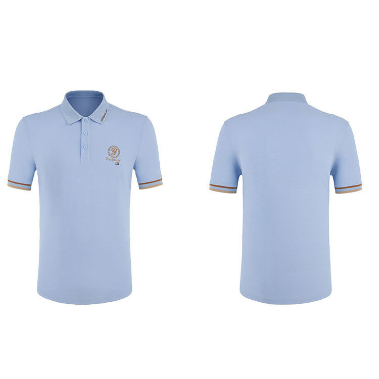 Aanpasbaar ademend sportshirt kortmouw polo T-shirt voor mannen 170-210 gram