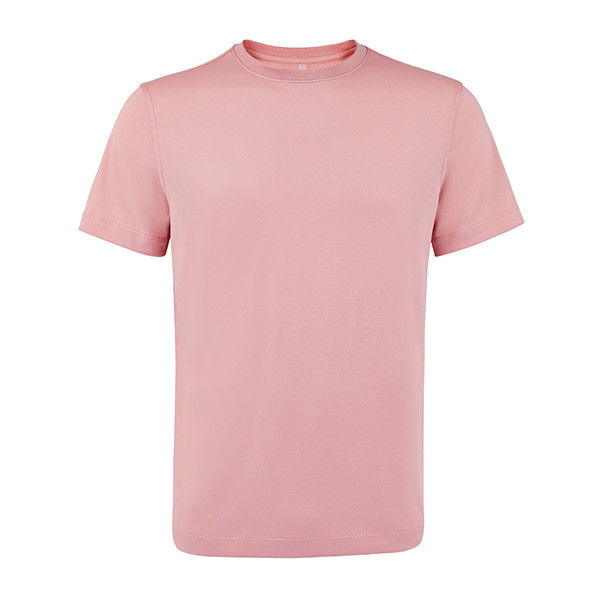 Oversize Hombre T-shirt voor dagelijks kantoor in zwart roze paars