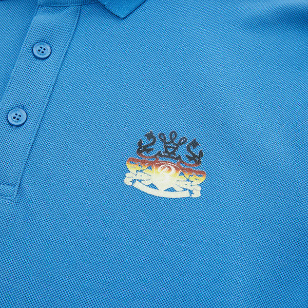Mensen wit blauw en zwart Custom Polo Shirt Plain Golf T-shirts met aanpassing