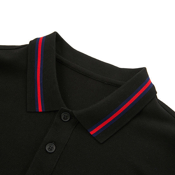 Mensen Casual Style Polo Shirt Korte mouw en aangepast logo met ademend stof