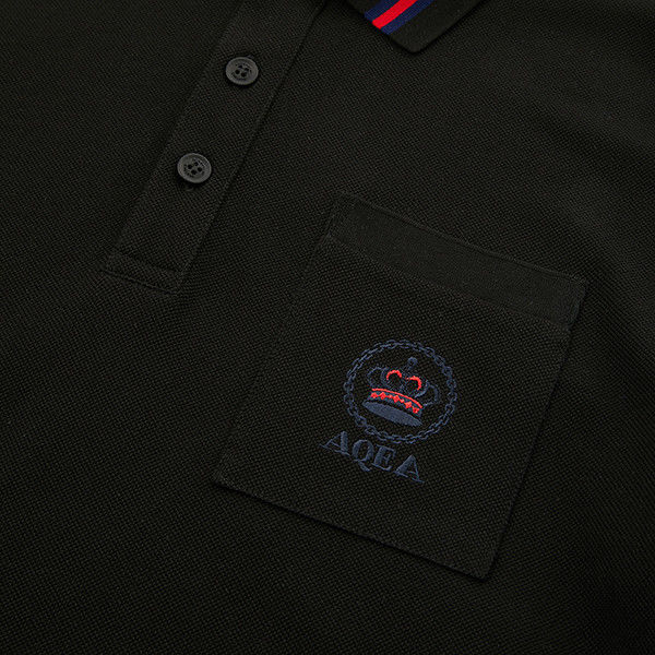 Mensen Casual Style Polo Shirt Korte mouw en aangepast logo met ademend stof