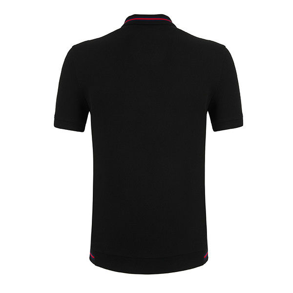 Mensen Casual Style Polo Shirt Korte mouw en aangepast logo met ademend stof
