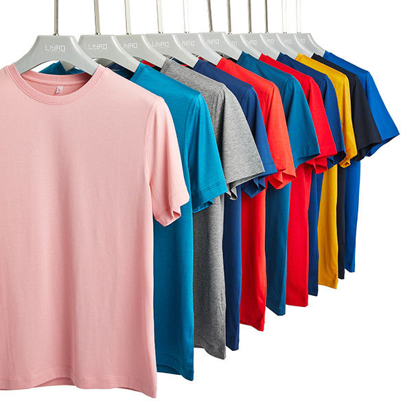 Gebreide oversize T-shirts voor mannen 100% katoenen shirts voor mannen aanpasbare patronen