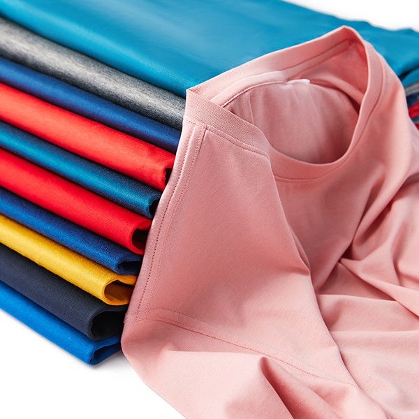 Gebreide oversize T-shirts voor mannen 100% katoenen shirts voor mannen aanpasbare patronen