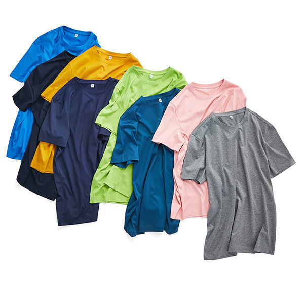 Gebreide stof sport T-shirt korte mouw 180 gram voor dagelijks kantoor dragen