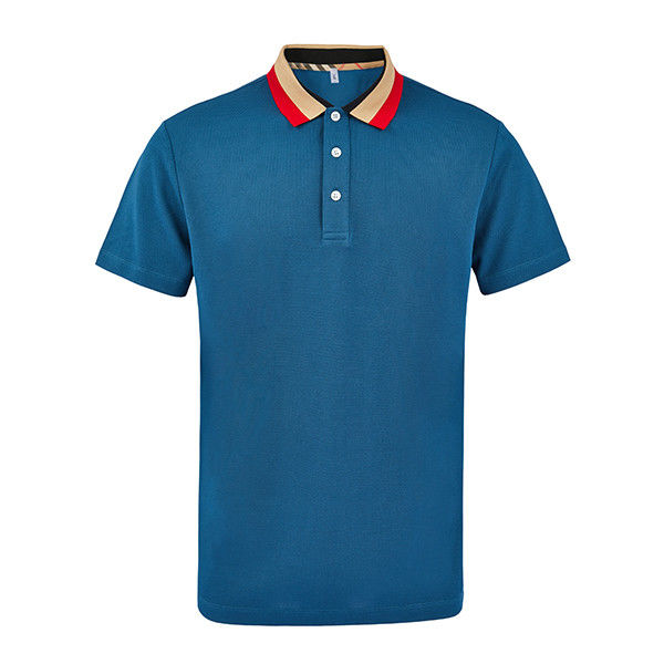 Ondersteuning 7 dagen Voorbeeld bestelling Levertyd Dagelijks Casual kantoor Draag snel droog biologisch katoen polo shirt