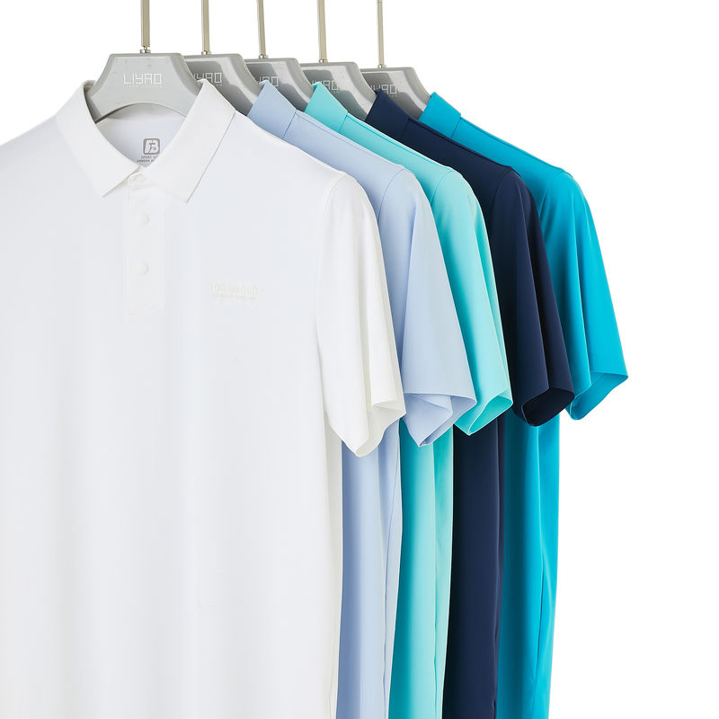 Mannelijke ademende polo shirts formeel T-shirt met oversize naadloos ontwerp