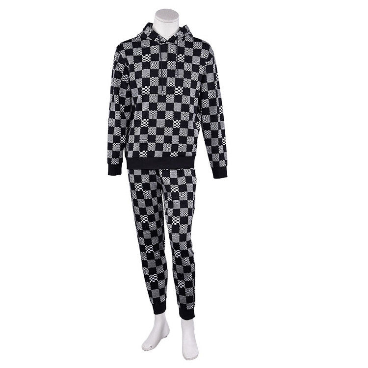Vintage 100% katoenen hoodie set zweet wicking met aangepaste logo printing