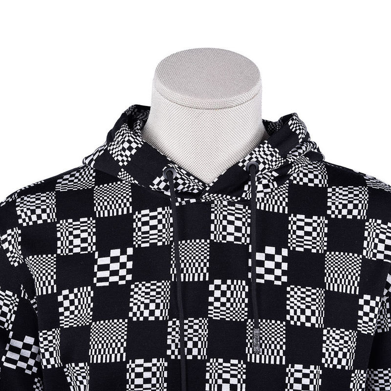 Vintage 100% katoenen hoodie set zweet wicking met aangepaste logo printing