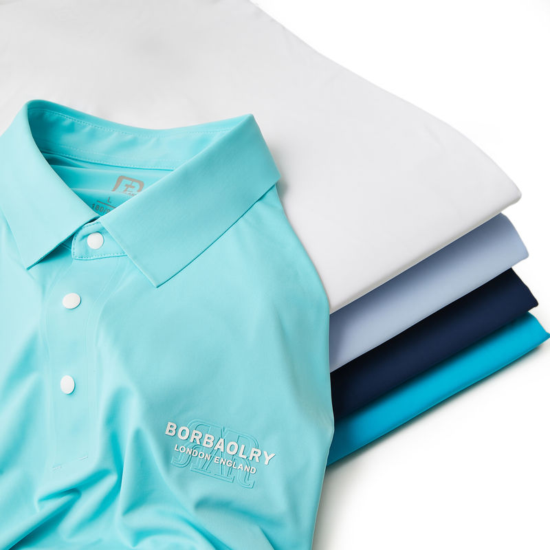 Mannelijke ademende polo shirts formeel T-shirt met oversize naadloos ontwerp