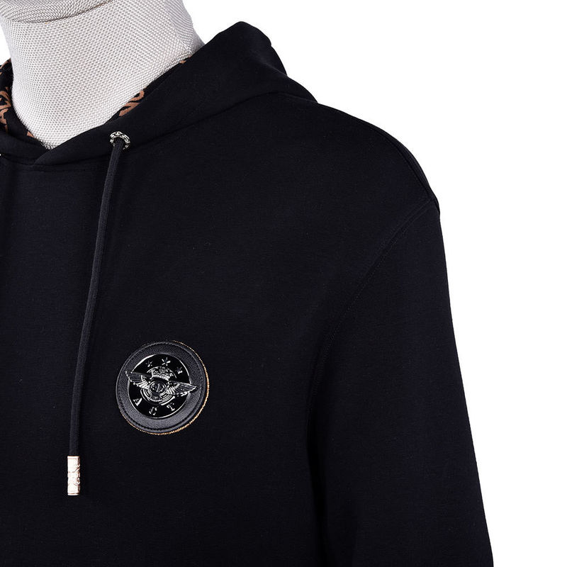 Gepersonaliseerde kleur plus grootte winddichte mannen hoodie set voor aangepaste logo design sportkleding