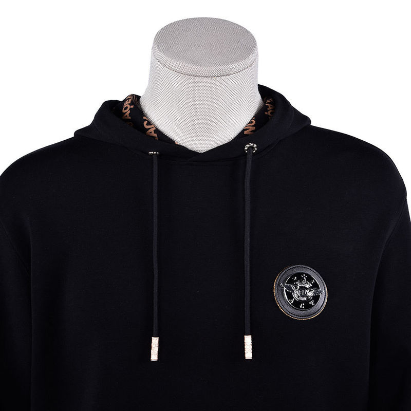 Gepersonaliseerde kleur plus grootte winddichte mannen hoodie set voor aangepaste logo design sportkleding