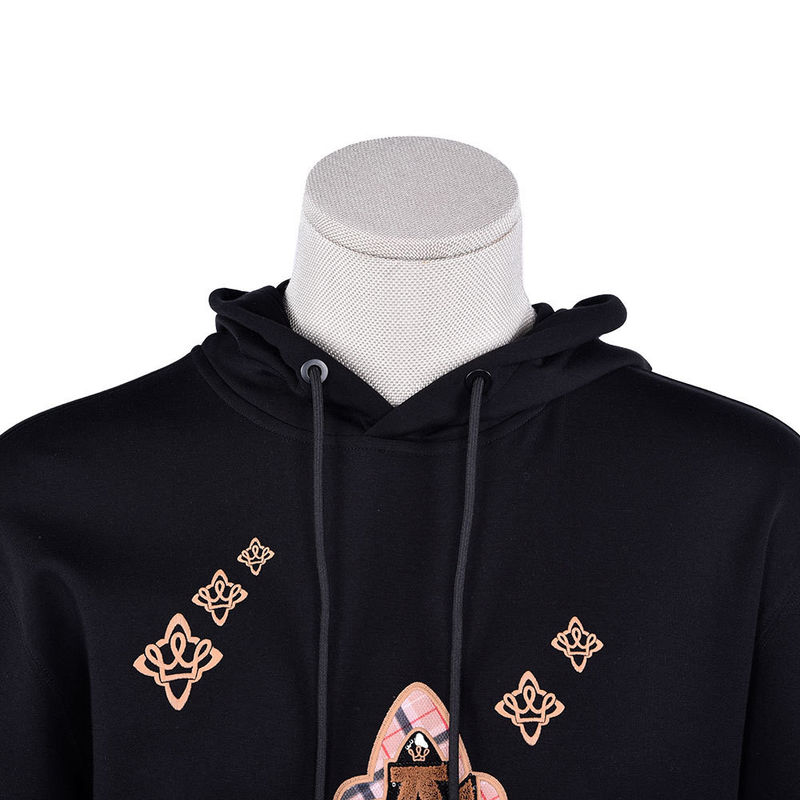 Jogging Cotton Mensen Hoodie Zweet Wicking Custom Pattern Logo 450Gsm Voor Sport