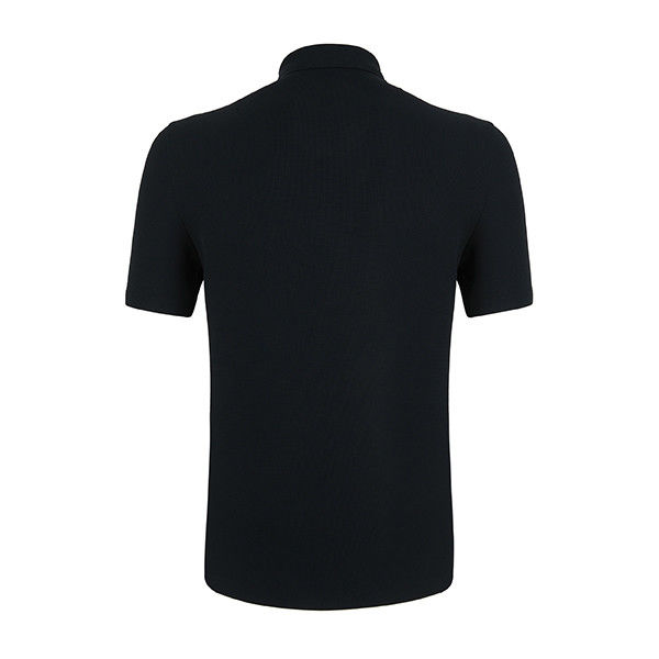 Gebreide stof anti-rimpel polo shirt voor mannen met een aangepaste kleur en oversized ontwerp