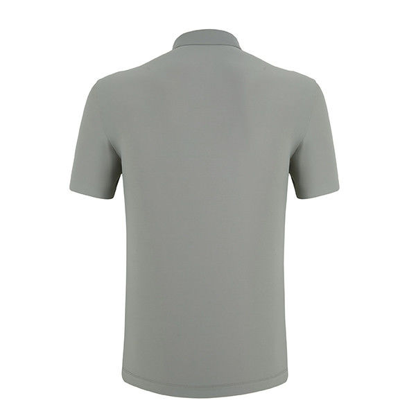 Custom kleur logo mannen plus size polo T-shirt met snel droog en ademend gaas ontwerp