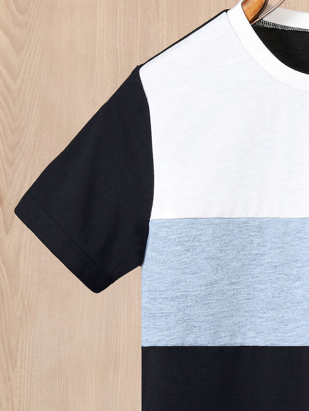Casual Kinderkleding Set Ademhalend Met Kortmouw Cartoon Patroon Type