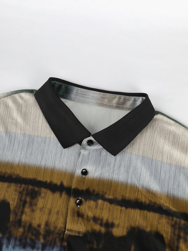 Cotton blend kinderen polo shirts ademend in verschillende kleuren en leuke afdrukken