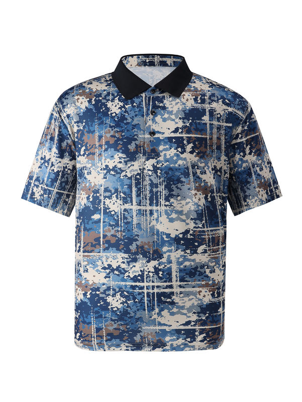 Zomer Jongeren Polo Shirts In Regelmatige Fit Camouflage Kleur 1364720504