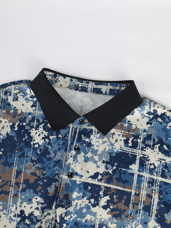 Zomer Jongeren Polo Shirts In Regelmatige Fit Camouflage Kleur 1364720504