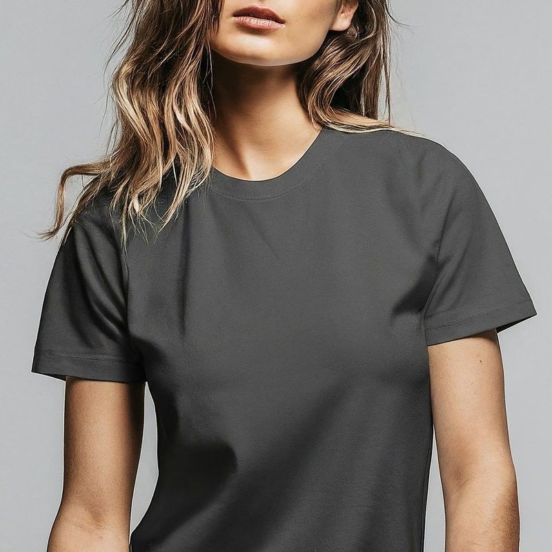 Sport Custom Dames T-shirts geborduurd 260 Gsm voor dagelijks casual
