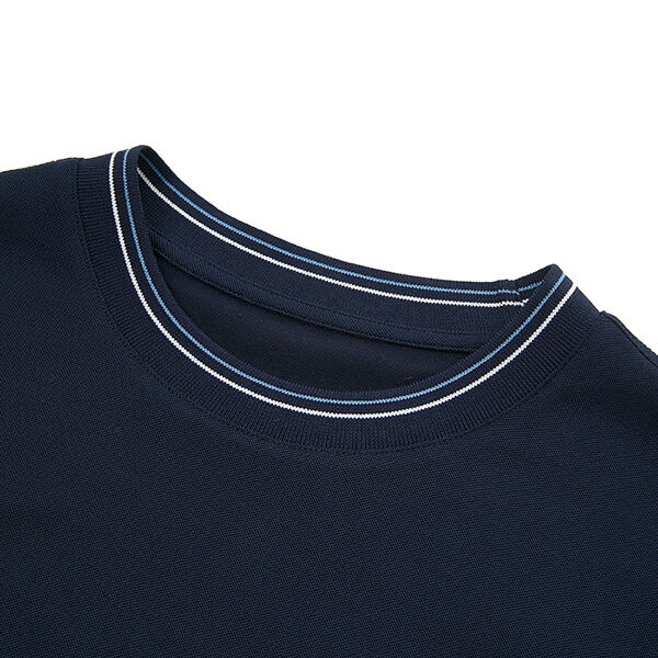 100% Katoen 170-210 Grams Shirts Hoge Kwaliteit  Op Maat Geborduurde T-Shirt Ronde Hals Geribde Kleurblok