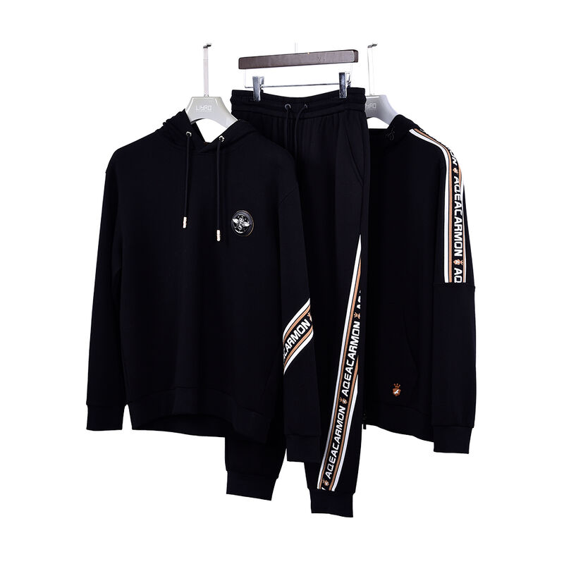 Plus Size Windproof Custom Logo Design Mensen Hoodie Set Duurzaam Hoodie High Quality Tracksuits Sportkleding Sweatpants Sweater