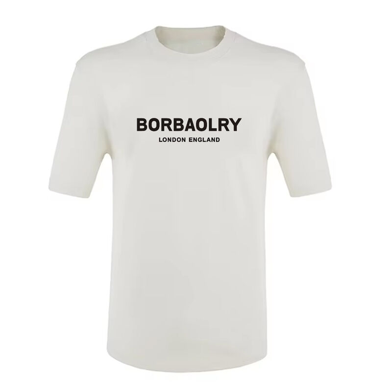 Groothandel Custom 170-210grams Hoog elastischheid Goede kwaliteit Gepersonaliseerde mannen T-shirt met logo