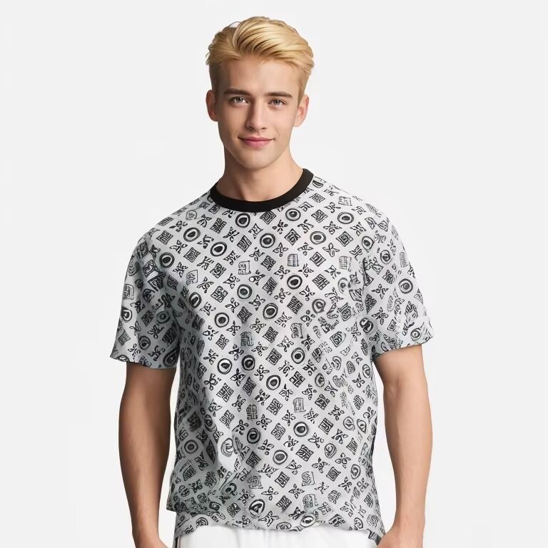 Groothandel Directe Verkoop Custom Logo Korte Mouw Zomer Vintage Gewassen Kraag T-shirt voor Mannen