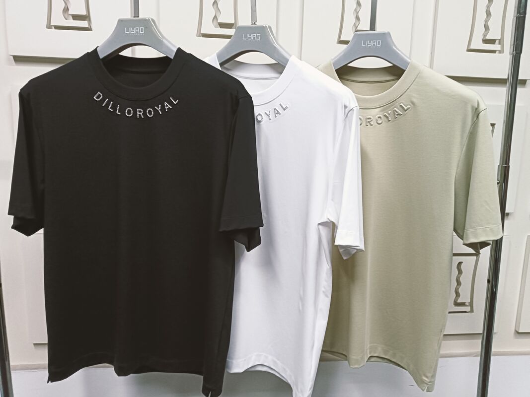 Nieuwe Stijl Custom Printbaar Logo Polyester Mesh Stof Sweatshirt Oversized Heren T-shirt