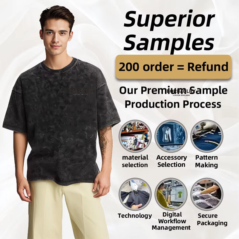 Custom Hip Hop Printing Puff Print Promotionele Outdoor Vintage Crew Neck High Street Wear Cotton Batik Acid Gewassen Mensen T-shirt